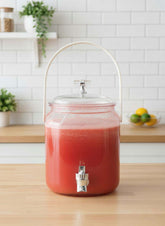 Anchor Hocking Heritage Hill Glass Drink Dispenser